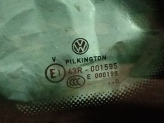 bontott VW POLO V Bal hátsó Fixüveg (Ajtóban)