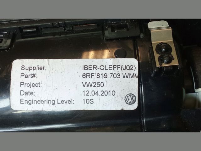 bontott VW POLO V Bal Szellőző