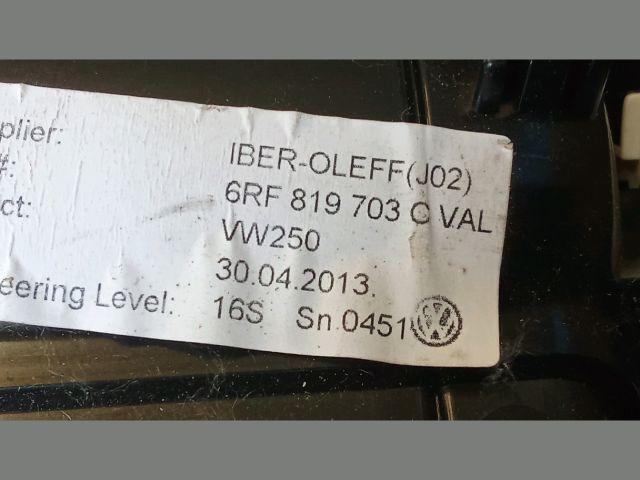 bontott VW POLO V Bal Szellőző