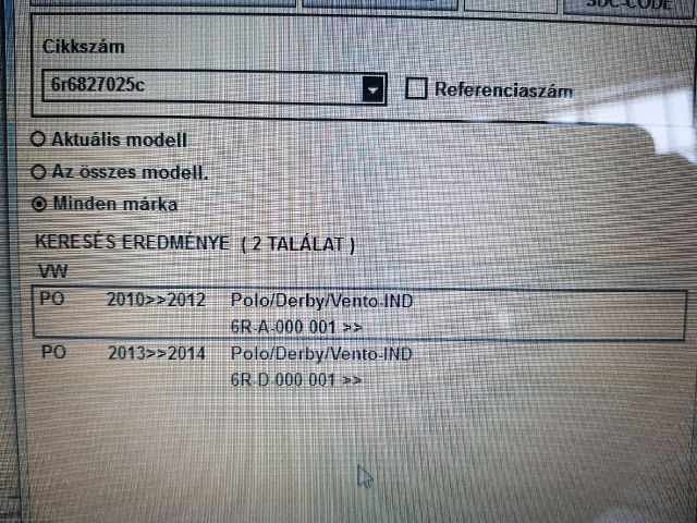 bontott VW POLO V Csomagtérajtó (Részeivel)