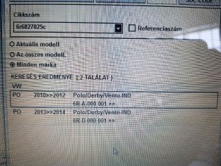 bontott VW POLO V Csomagtérajtó (Részeivel)