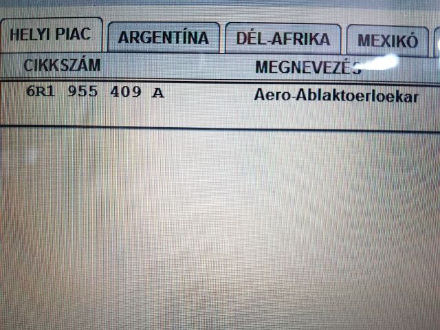 bontott VW POLO V Első Ablaktörlő Kar