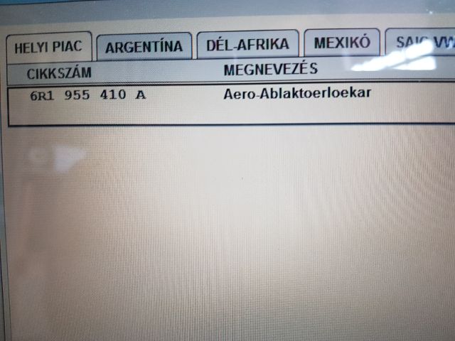 bontott VW POLO V Első Ablaktörlő Kar