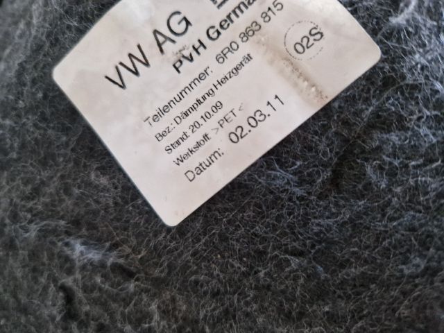 bontott VW POLO V Fűtés Box