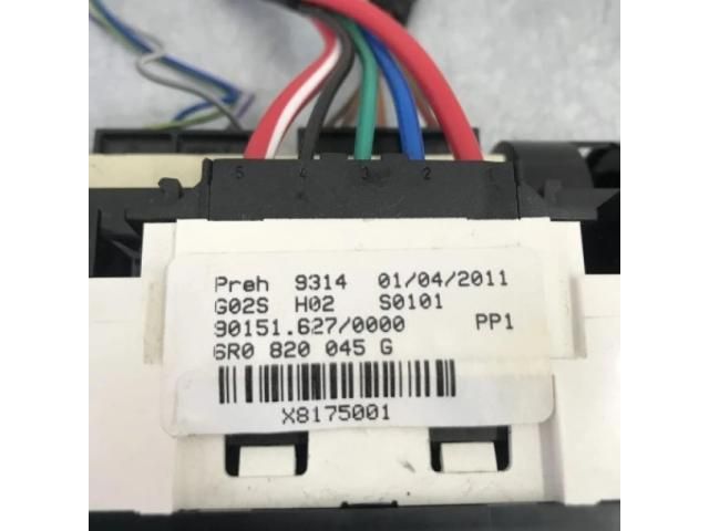 bontott VW POLO V Fűtéskapcsoló (digit klímás)