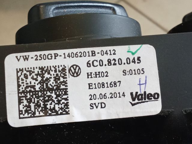 bontott VW POLO V Fűtéskapcsoló (manuális klímás)
