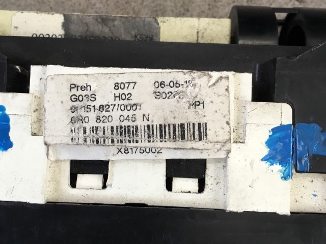 bontott VW POLO V Fűtéskapcsoló (manuális klímás)