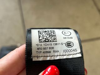 bontott VW POLO V Hátsó Biztonsági Öv Szett