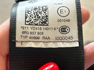 bontott VW POLO V Hátsó Biztonsági Öv Szett