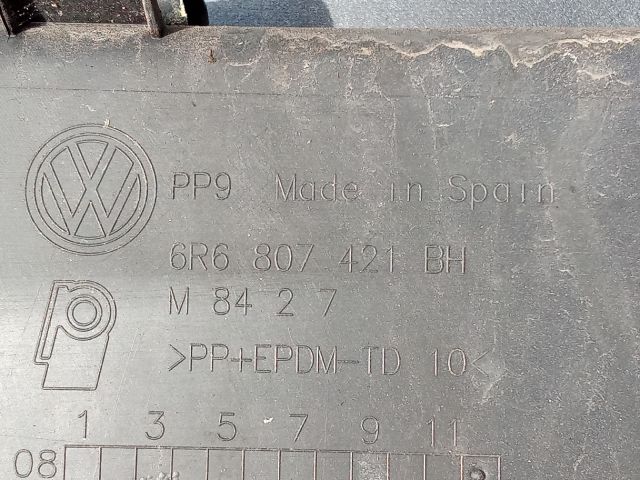 bontott VW POLO V Hátsó Lökhárító (Üresen)