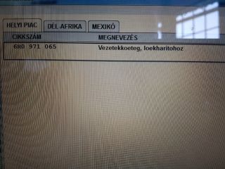 bontott VW POLO V Hátsó Tolatóradar Kábelköteg