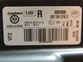 bontott VW POLO V Jobb Fényszóró