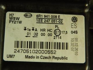 bontott VW POLO V Jobb Fényszóró