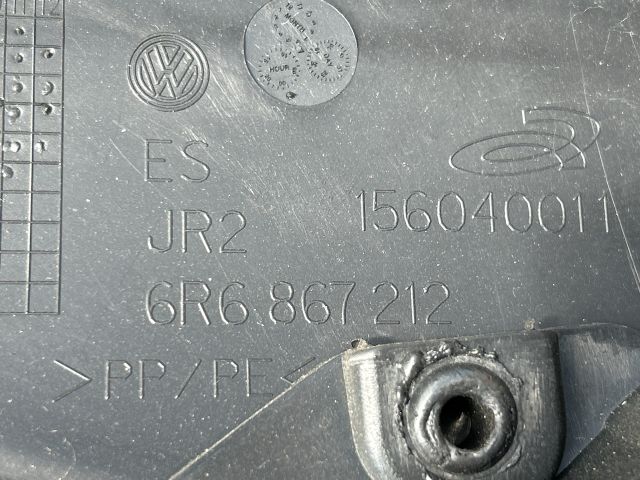 bontott VW POLO V Jobb hátsó Ajtó Kárpit