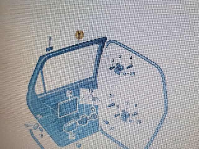 bontott VW POLO V Jobb hátsó Ajtó (Üres lemez)