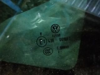 bontott VW POLO V Jobb hátsó Fixüveg (Ajtóban)