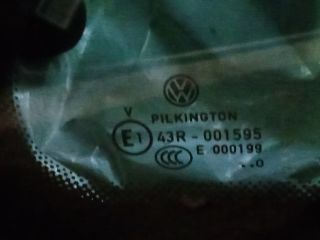 bontott VW POLO V Jobb hátsó Fixüveg (Ajtóban)