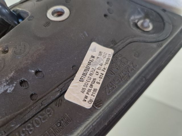 bontott VW POLO V Jobb Visszapillantó Tükör (Elektromos)