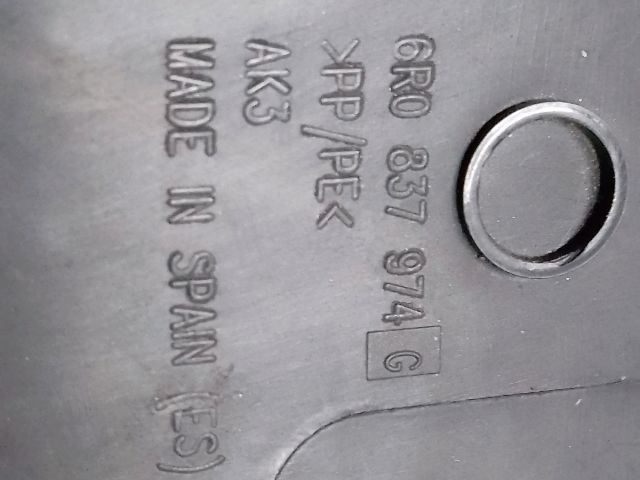 bontott VW POLO V Jobb Visszapillantó Tükör Kárpit