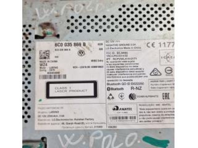 bontott VW POLO V Navigációs Fejegység