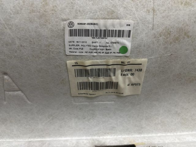 bontott VW POLO V Tetőkárpit