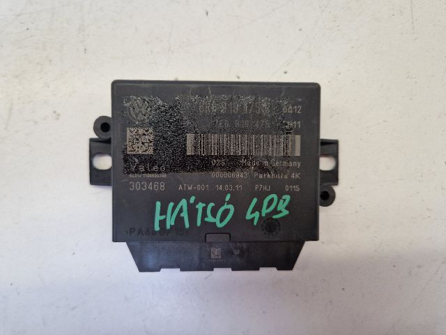 bontott VW POLO V Tolatóradar Elektronika