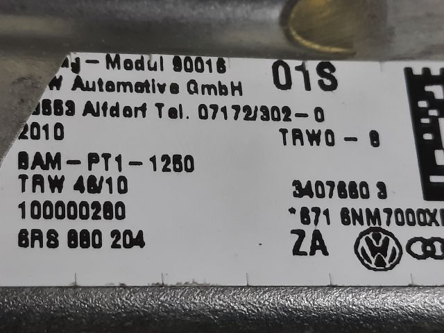 bontott VW POLO V Utasoldali Légzsák