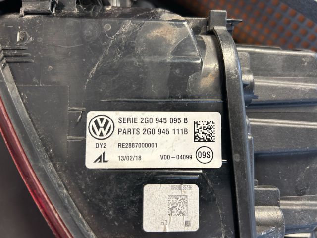 bontott VW POLO VI Bal Hátsó Lámpa Foglalat