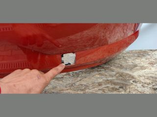 bontott VW POLO VI Hátsó Lökhárító (Üresen)