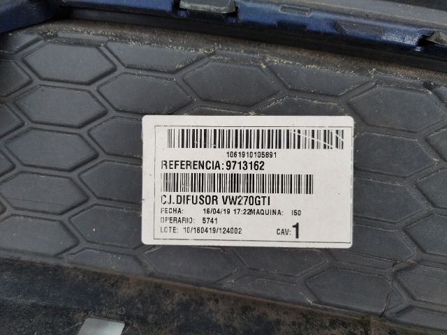 bontott VW POLO VI Hátsó Lökhárító (Üresen)