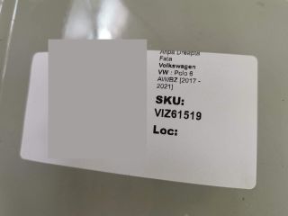 bontott VW POLO VI Jobb első Sárvédő