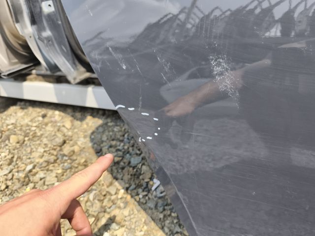 bontott VW POLO VI Jobb hátsó Ajtó (Üres lemez)