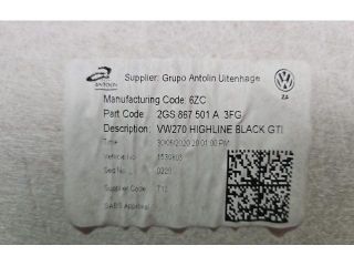 bontott VW POLO VI Tetőkárpit