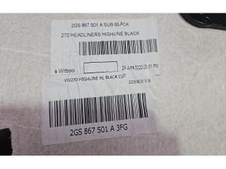 bontott VW POLO VI Tetőkárpit