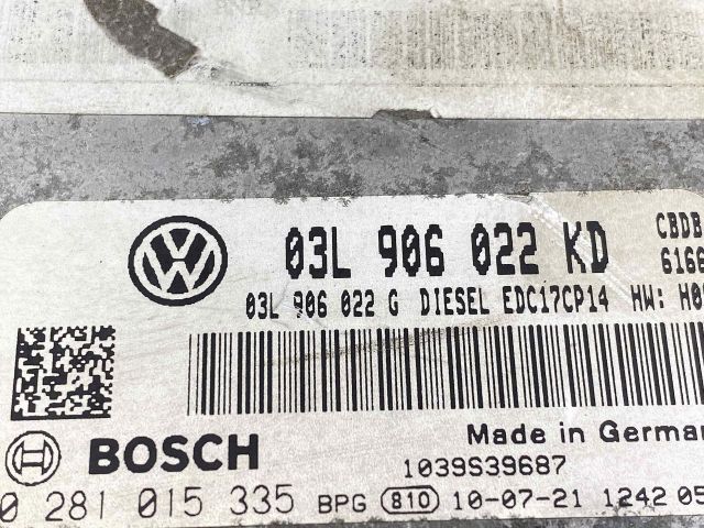 bontott VW SCIROCCO Motorvezérlő