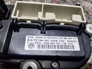 bontott VW SCIROCCO Fűtéskapcsoló (manuális klímás)
