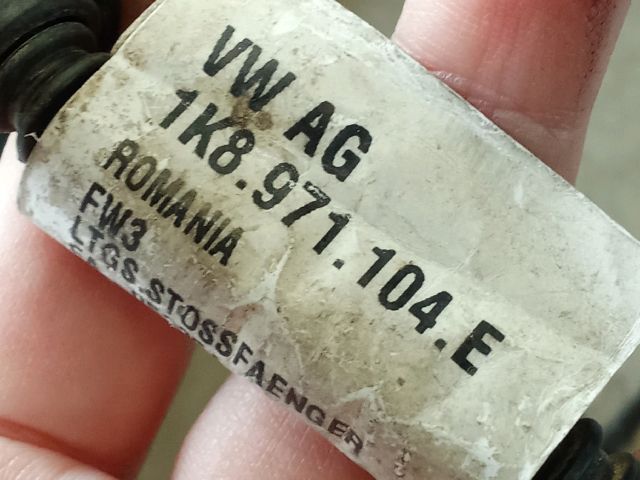 bontott VW SCIROCCO Hátsó Tolatóradar Kábelköteg