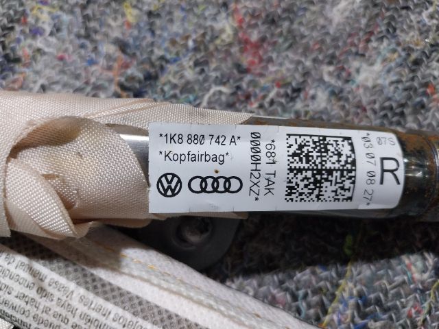 bontott VW SCIROCCO Jobb Függönylégzsák és Oldallégzsák