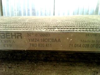 bontott VW SHARAN Klímahűtő Radiátor