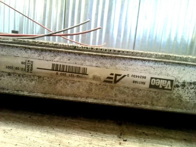 bontott VW SHARAN Vízhűtő Radiátor (Klímás)