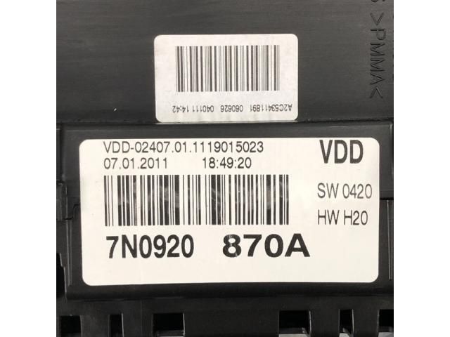 bontott VW SHARAN Kilométeróra