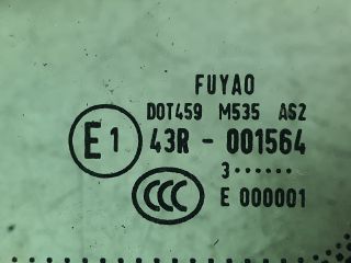 bontott VW SHARAN Bal A Oszlop Oldalablak Üveg