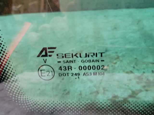 bontott VW SHARAN Bal C Oszlop Oldalablak Üveg