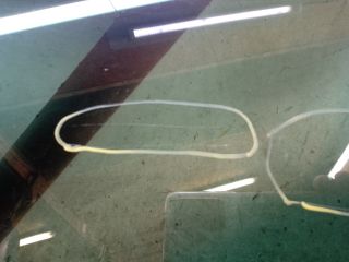 bontott VW SHARAN Bal C Oszlop Oldalablak Üveg