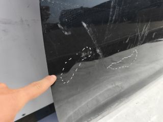 bontott VW SHARAN Bal első Ajtó (Üres lemez)