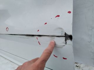 bontott VW SHARAN Bal első Ajtó (Üres lemez)