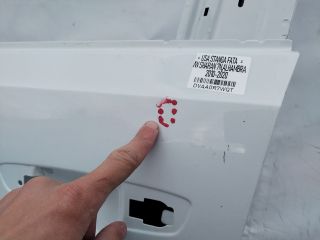 bontott VW SHARAN Bal első Ajtó (Üres lemez)