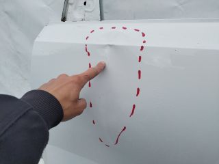 bontott VW SHARAN Bal első Ajtó (Üres lemez)