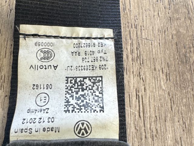 bontott VW SHARAN Bal első Biztonsági Öv