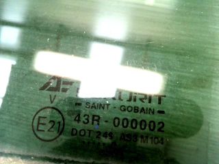 bontott VW SHARAN Bal hátsó Ablak